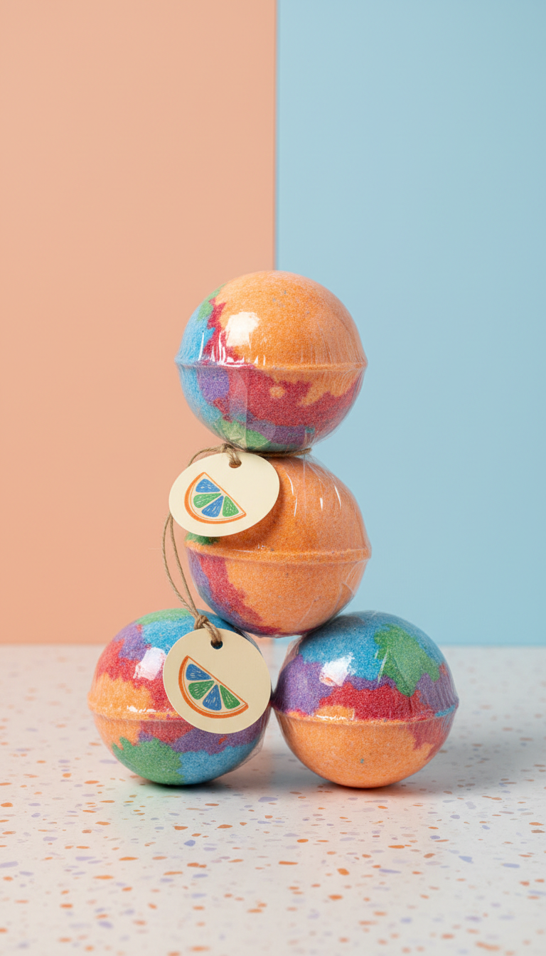 Fizzing Citrus Splash Bomb