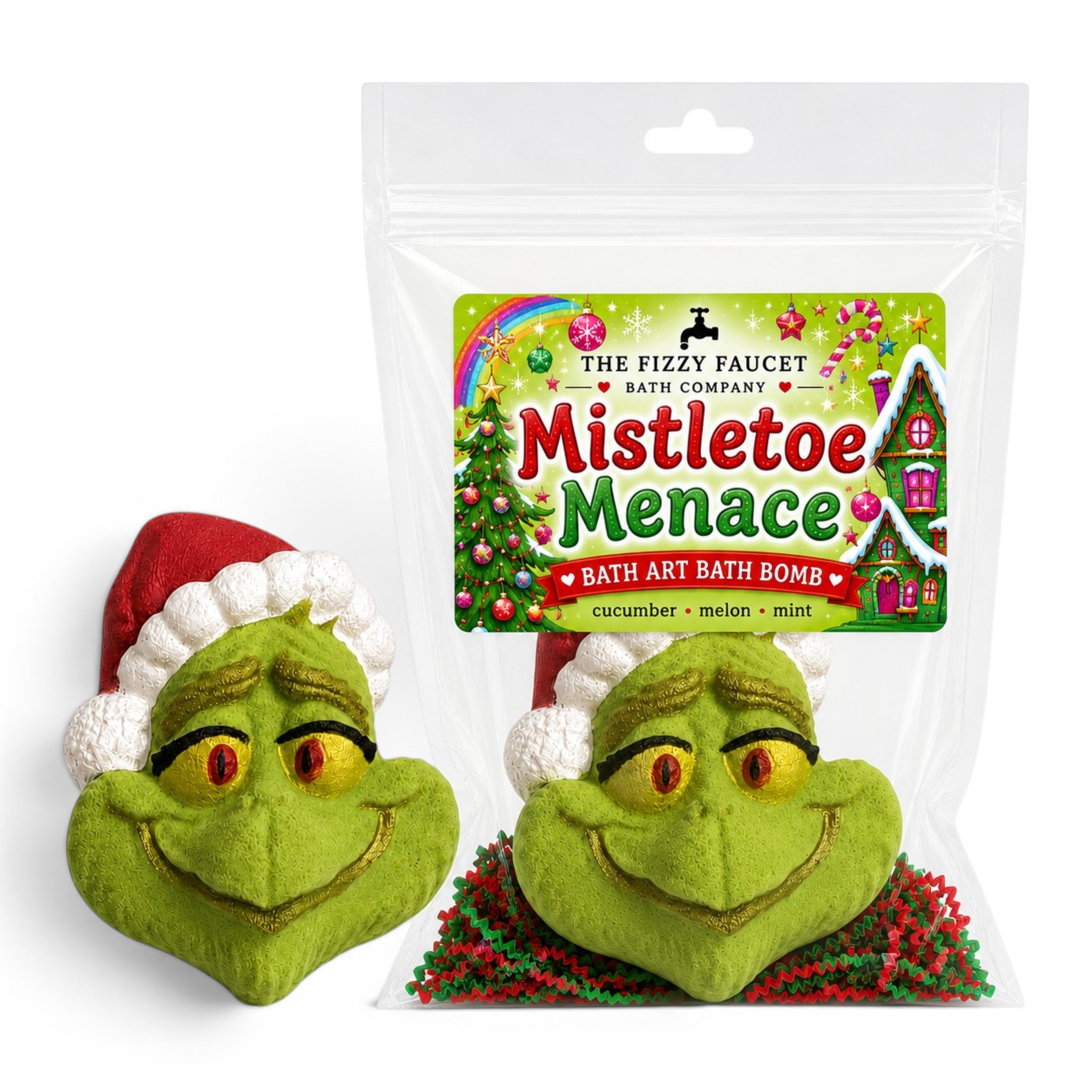 Mistletoe Menace | Bath Art Bath Bomb