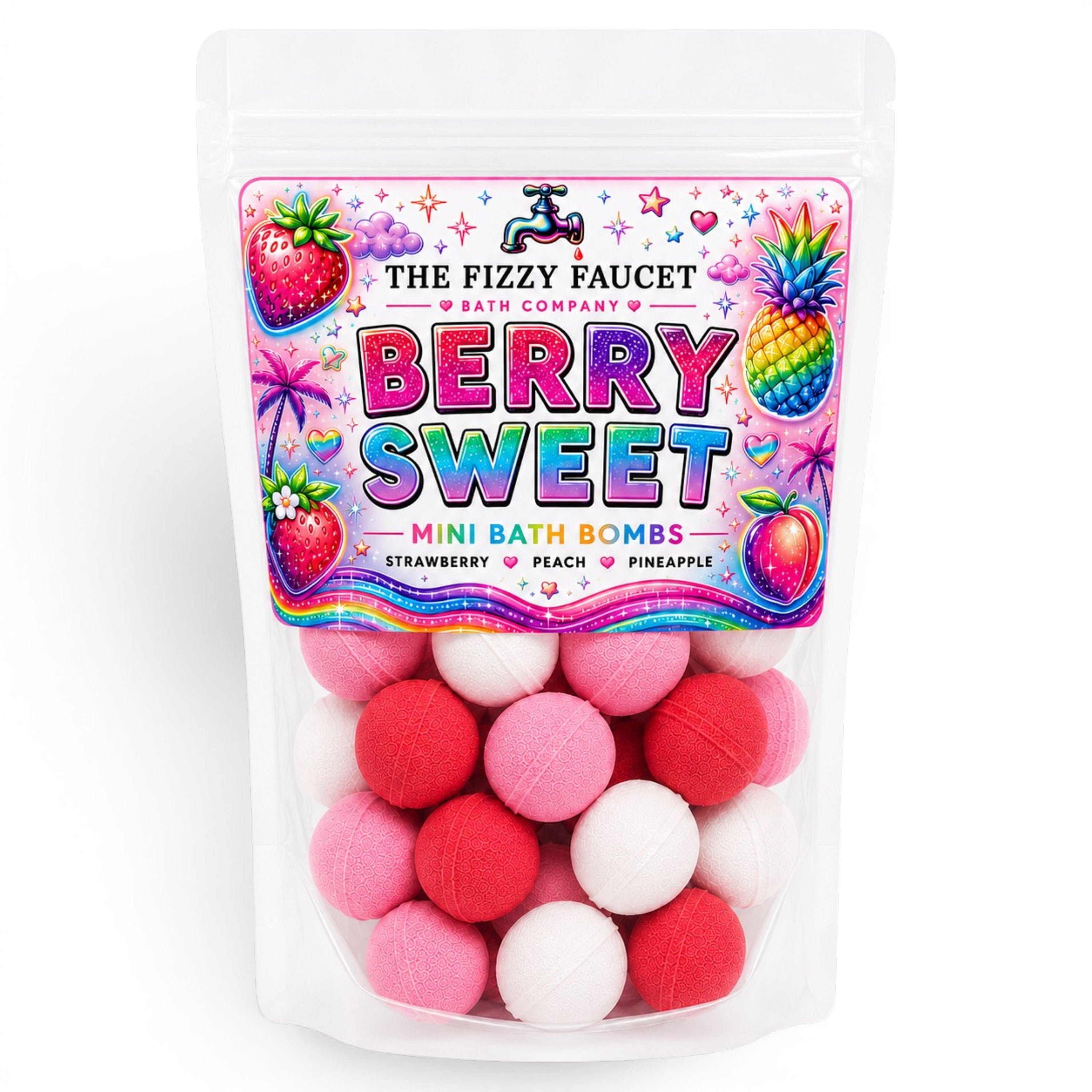 Berry Sweet Mini Bath Bombs