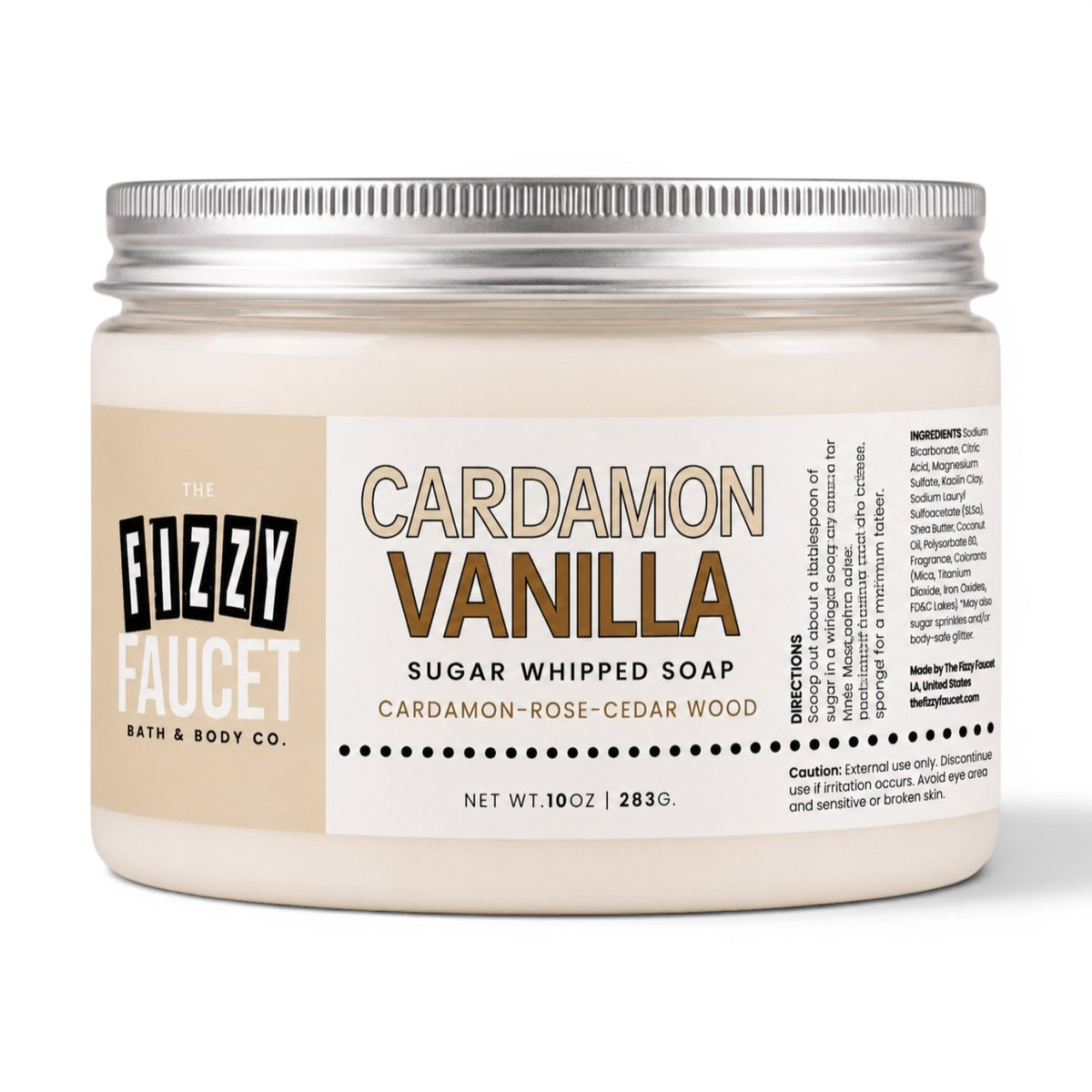 Cardamon Vanilla Whipped Sugar Soap