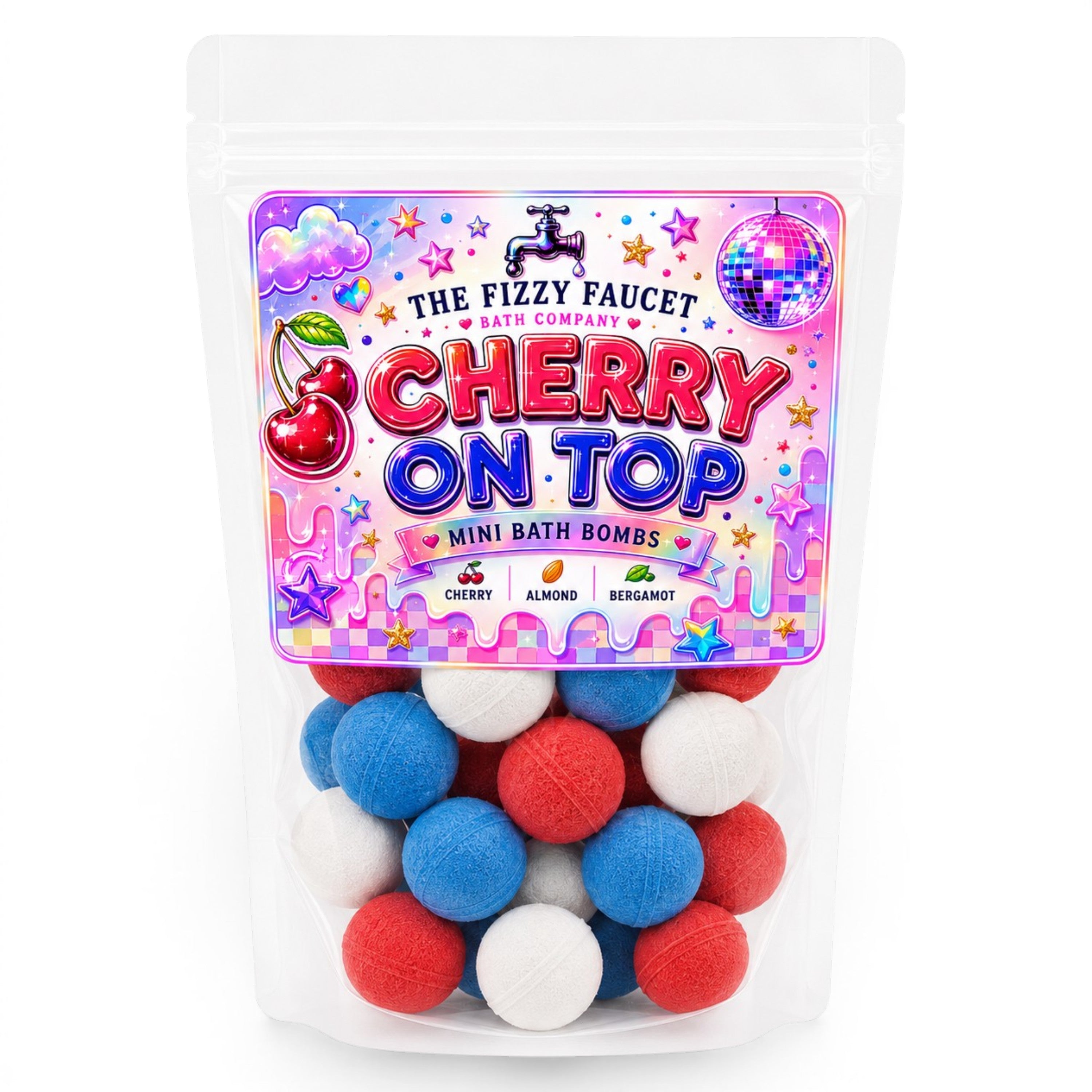 Cherry on Top Mini Bath Bombs