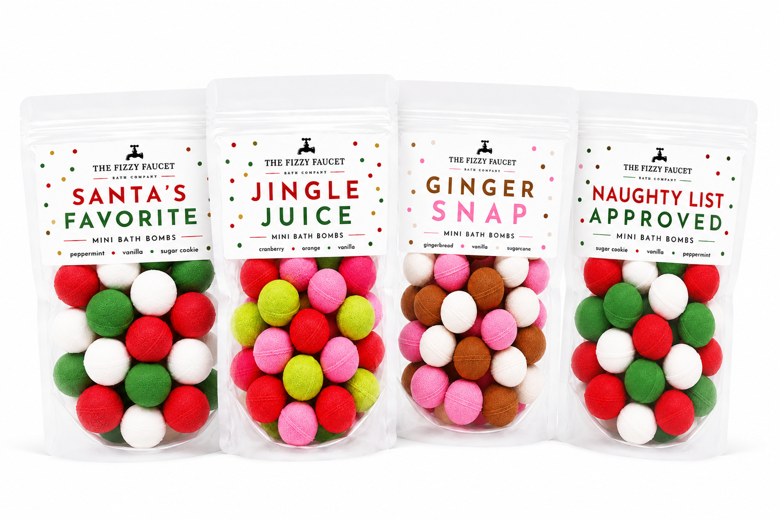 Christmas Mini Bath Bombs Wholesale Bundle