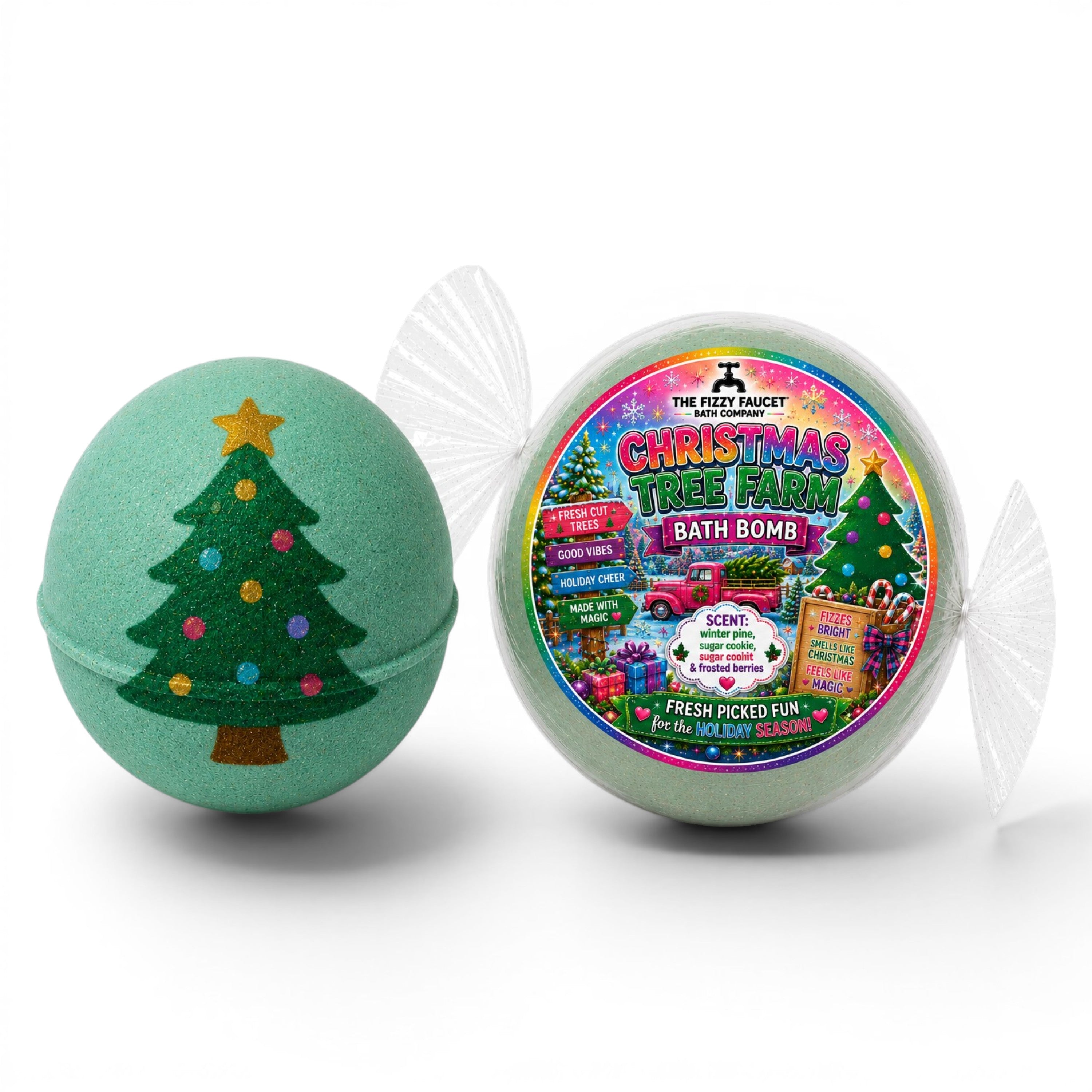 Christmas Tree Farm Extra Large Bath Bomb