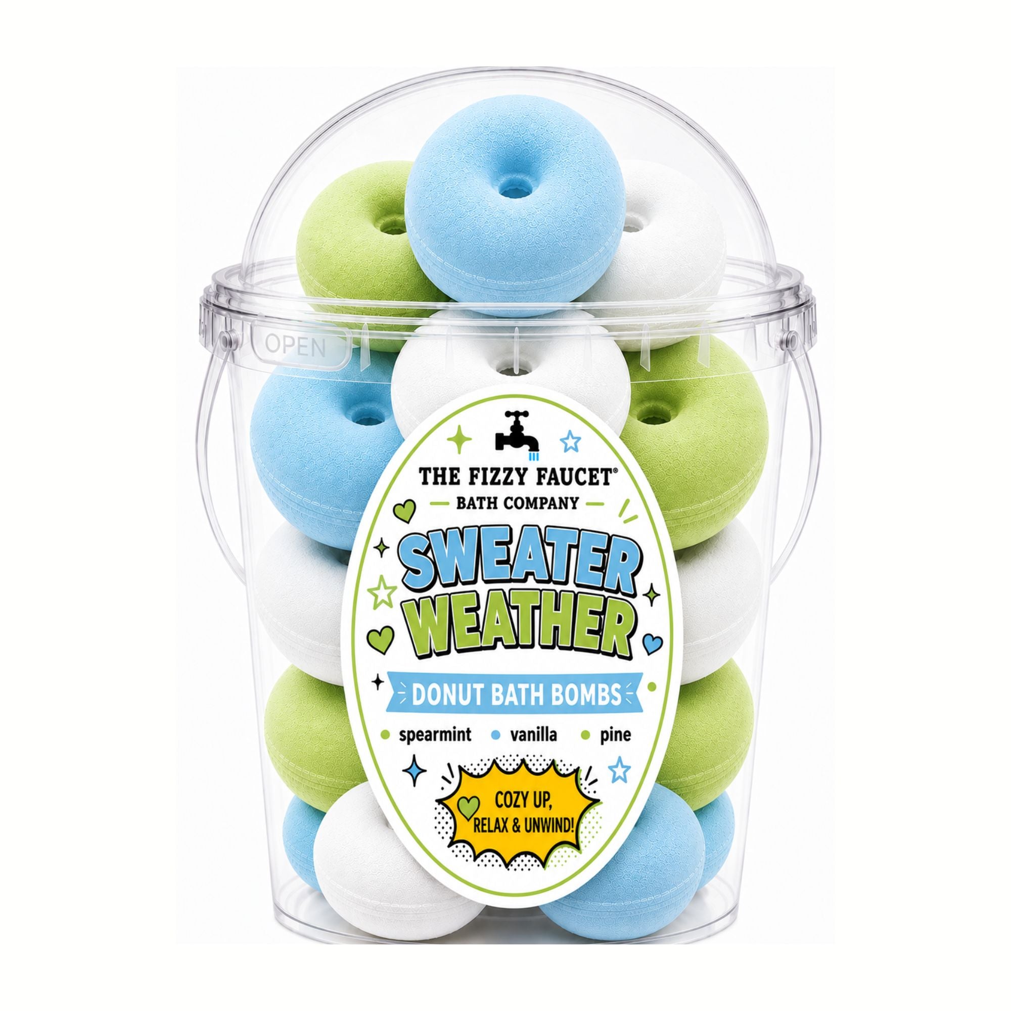 Sweater Weather Mini Donut Bath Bombs