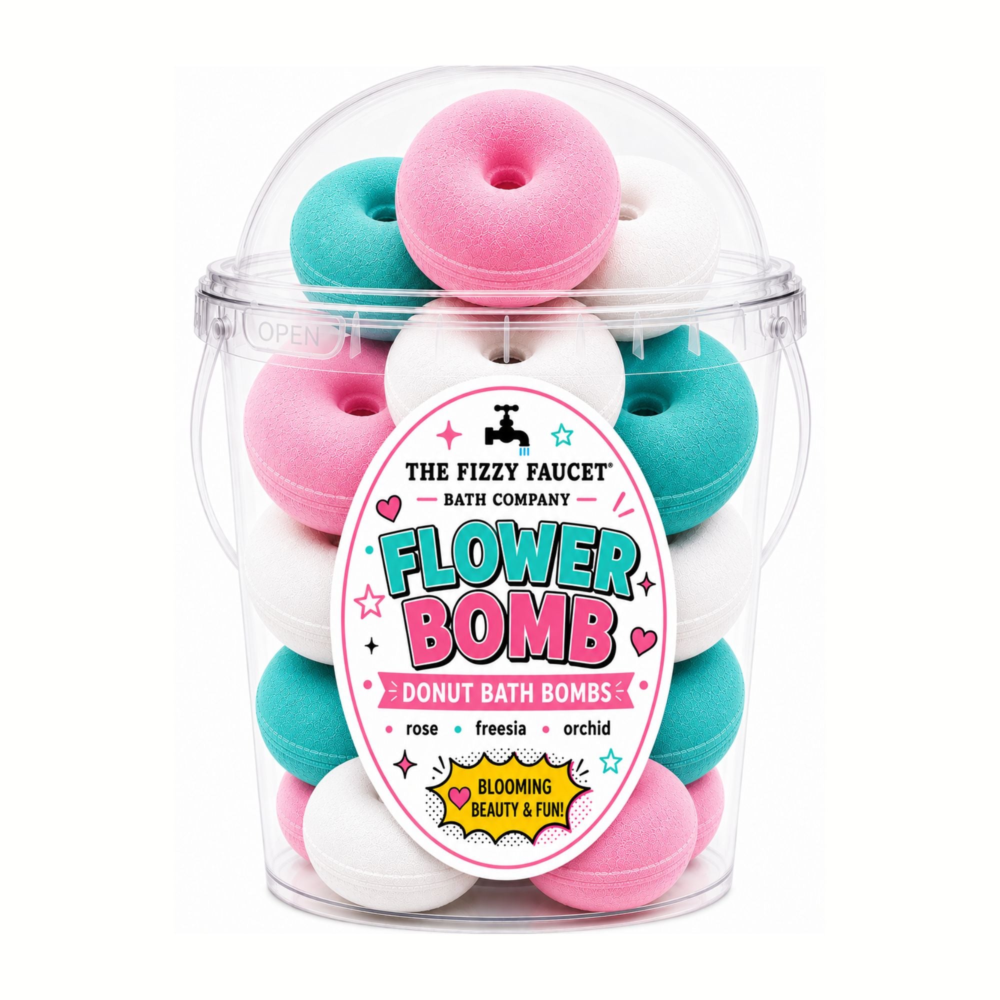 Flower Bomb Mini Donut Bath Bombs