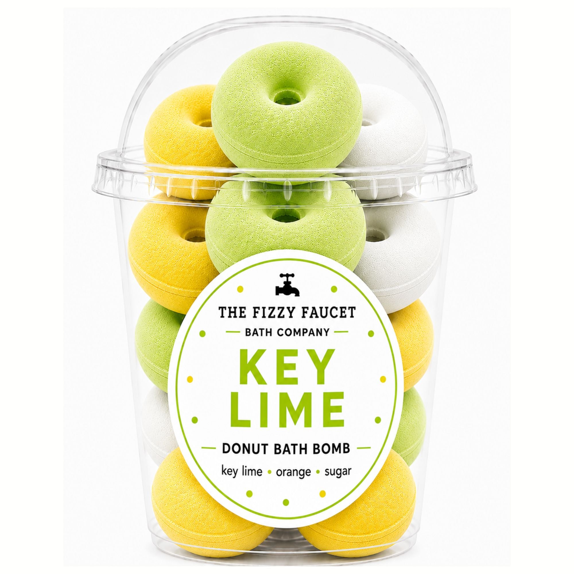 Key Lime Mini Donut Bath Bombs