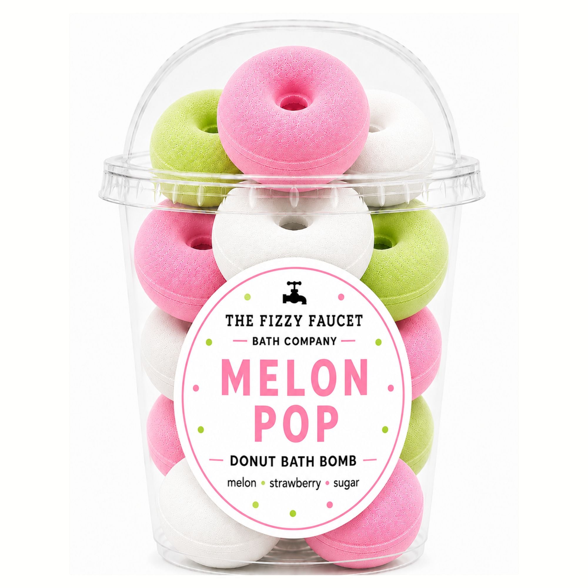Melon Pop Mini Donut Bath Bombs