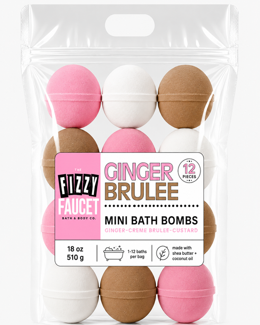 Ginger Brûlée Mini Bath Bombs