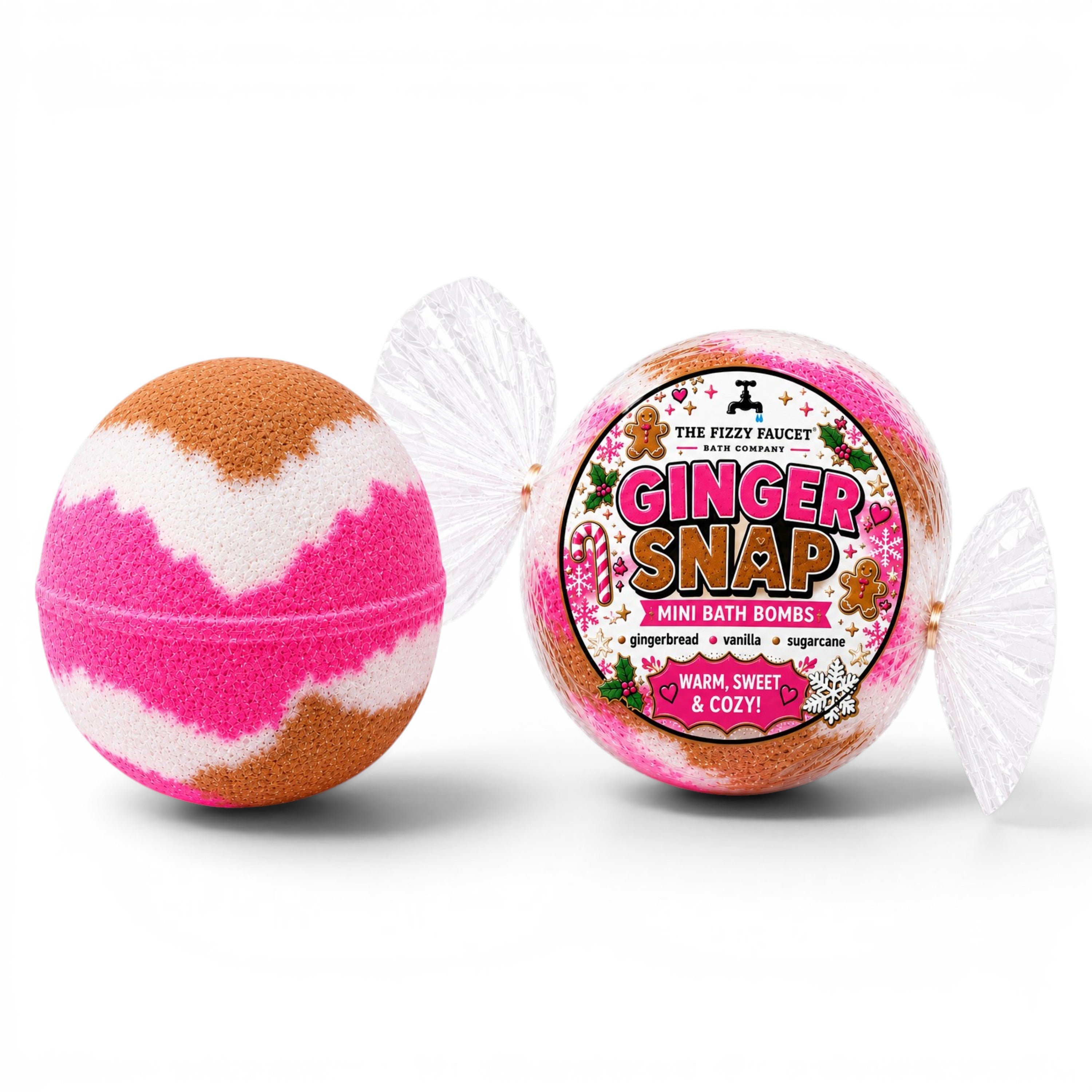 Ginger Snap Extra Large Bath Bomb