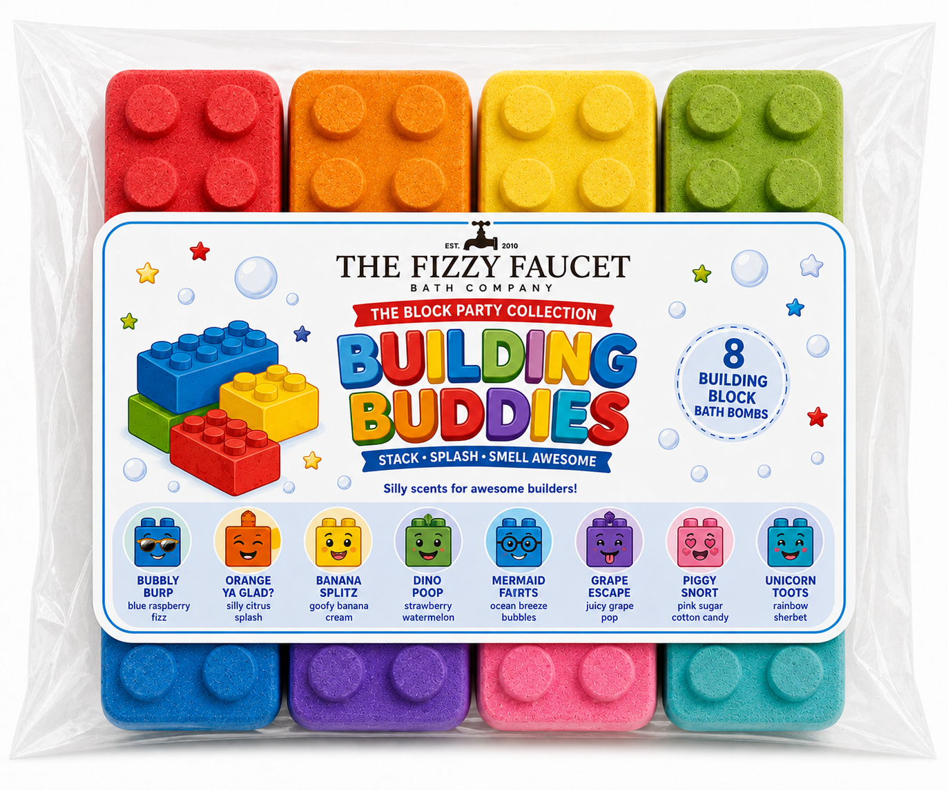 Building Buddies Bath Bomb Block Set