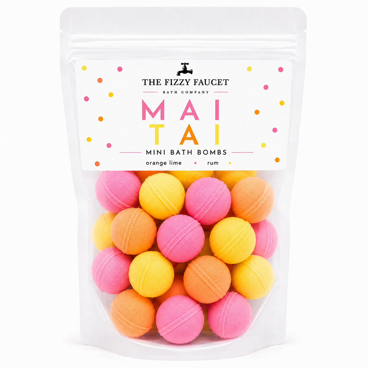 Mai Tai Mini Bath Bombs