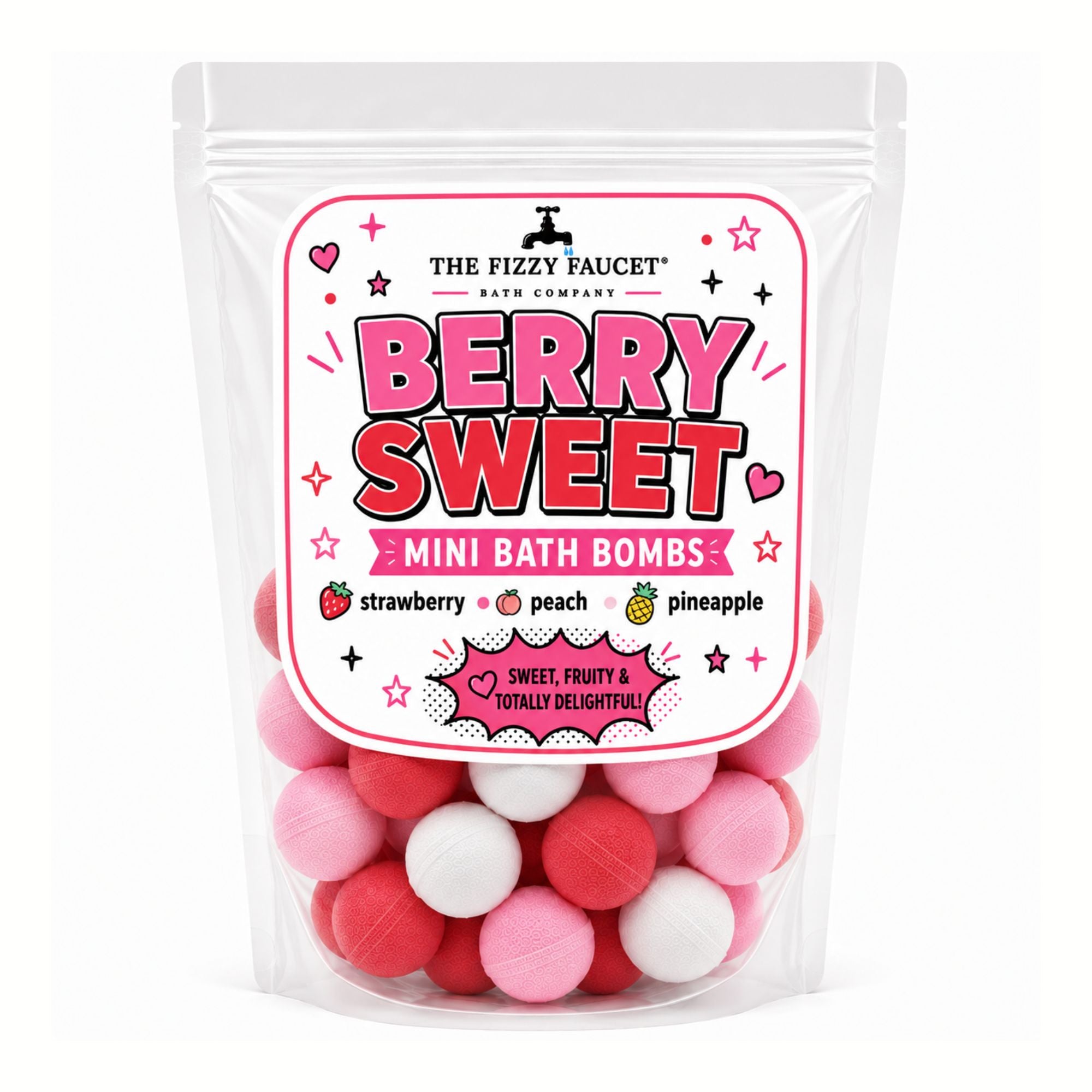 Berry Sweet Mini Bath Bombs