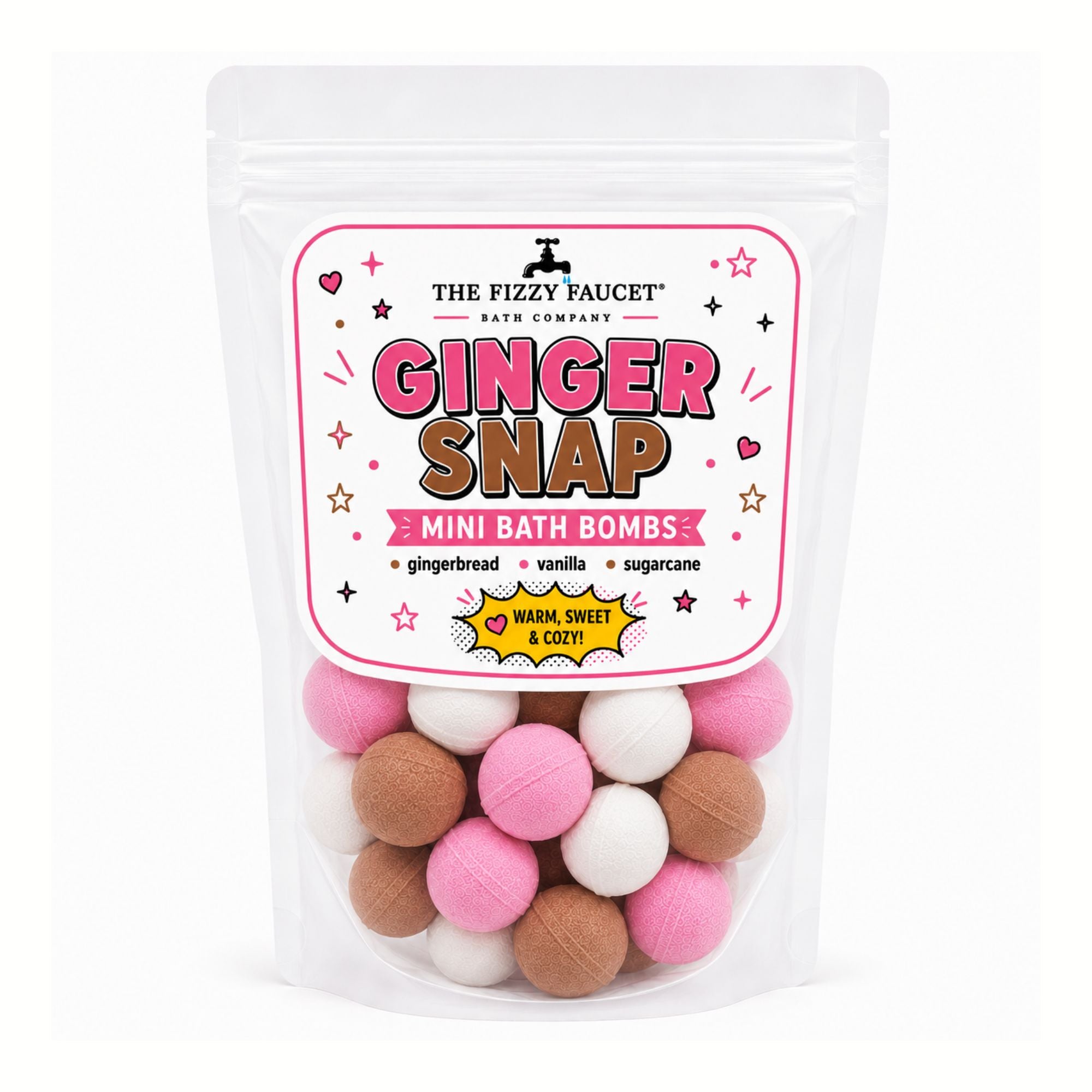 Ginger Snap Mini Bath Bombs