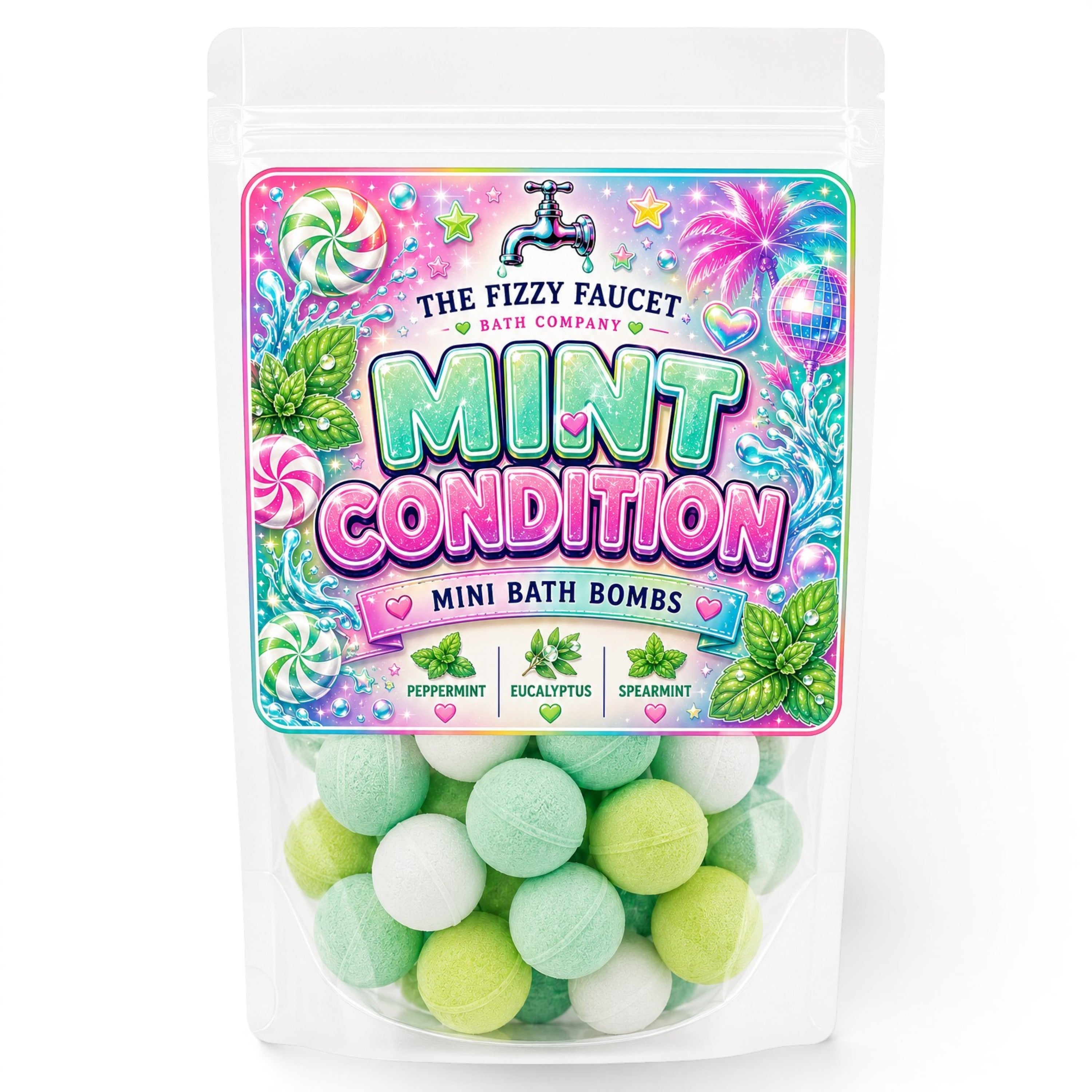 Mint Condition Mini Bath Bombs