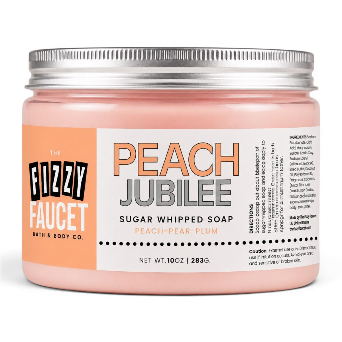 Peach Jubilee Whipped Sugar Soap