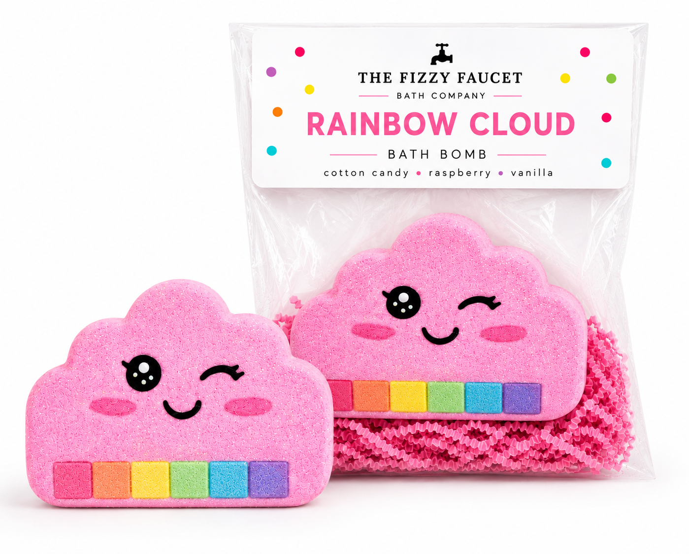 Rainbow Cloud | Bath Art Bath Bomb