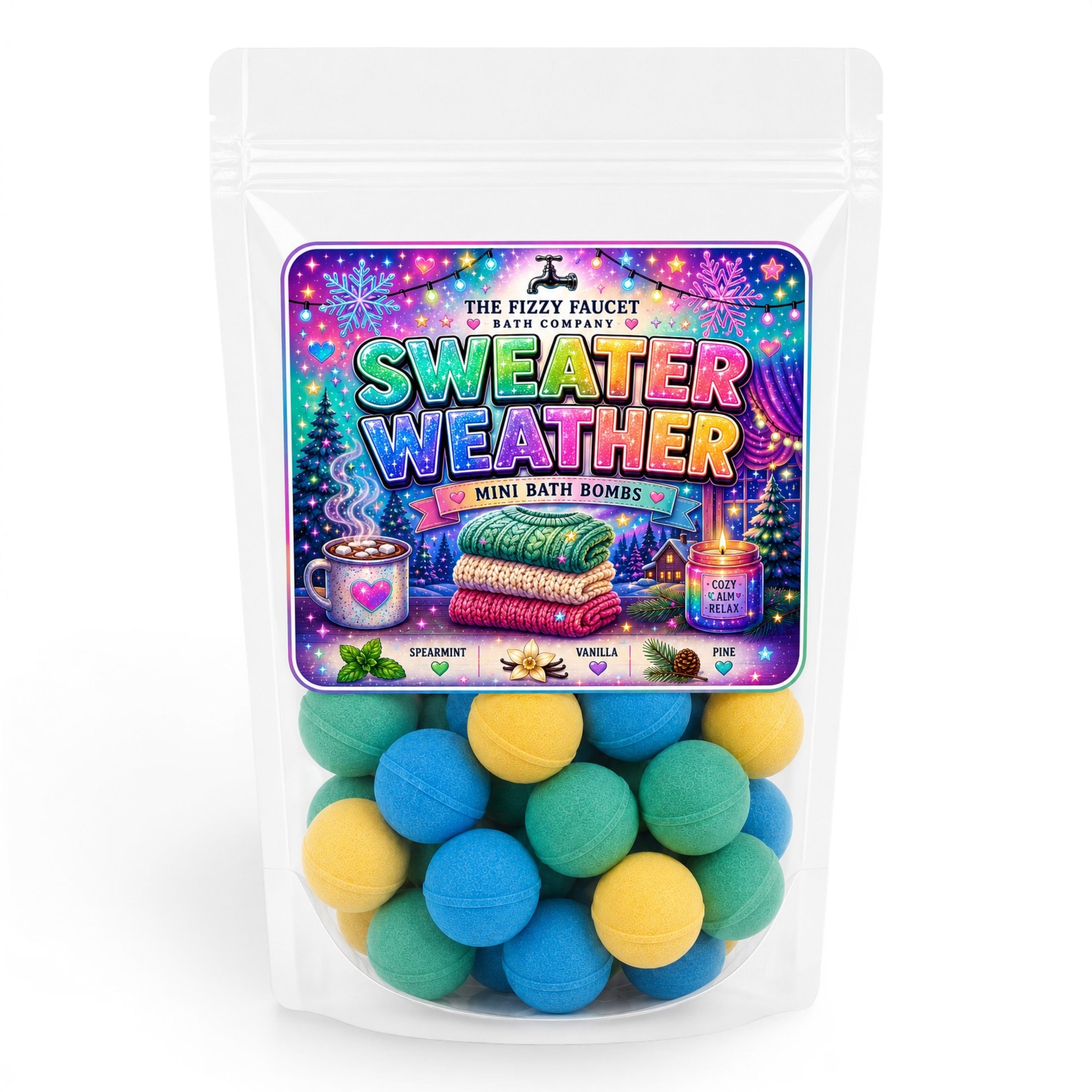 Sweater Weather Mini Bath Bombs