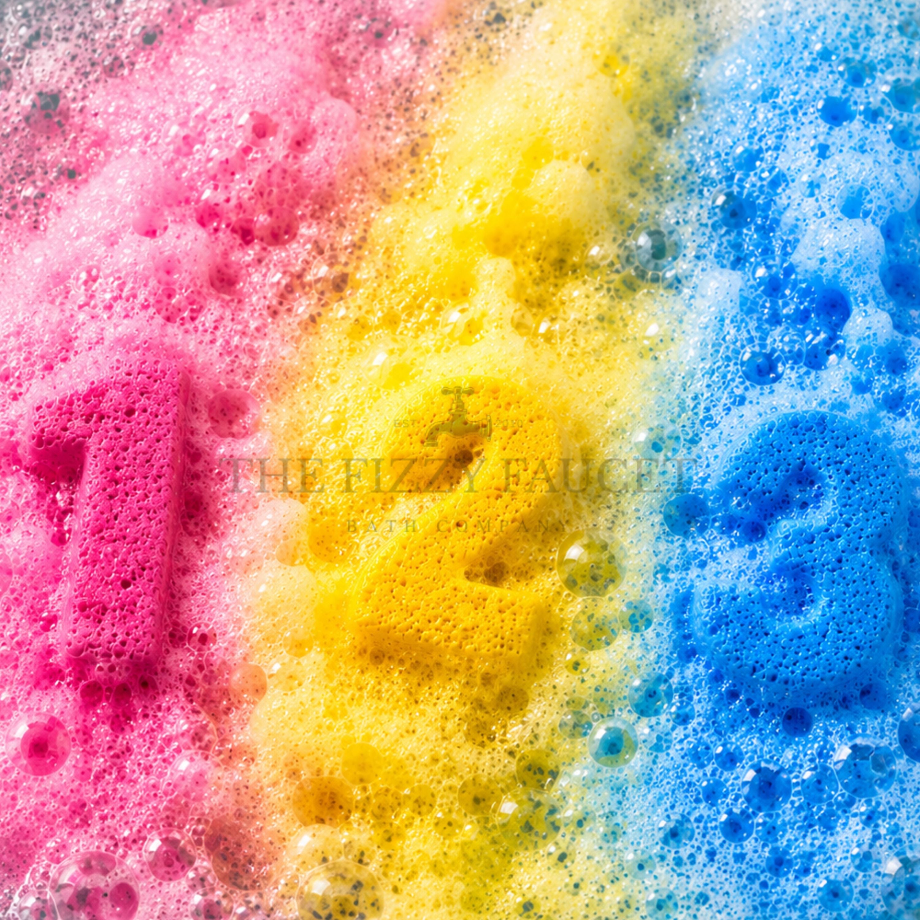Number Splash! | 10 Piece Bath Bomb Number Set