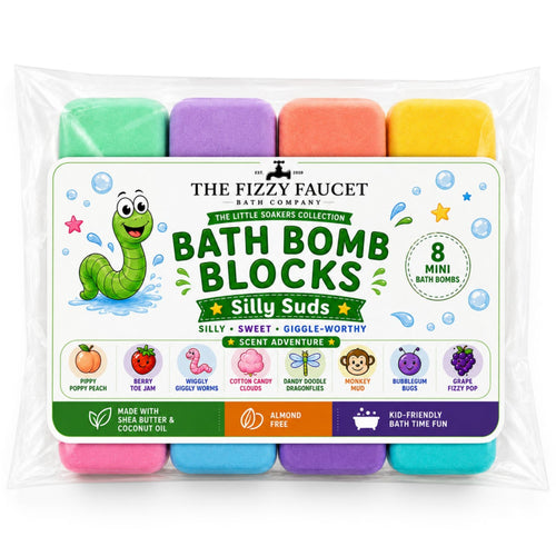 Bath Bomb Blocks for Little Soakers Mini Bath Bomb Set