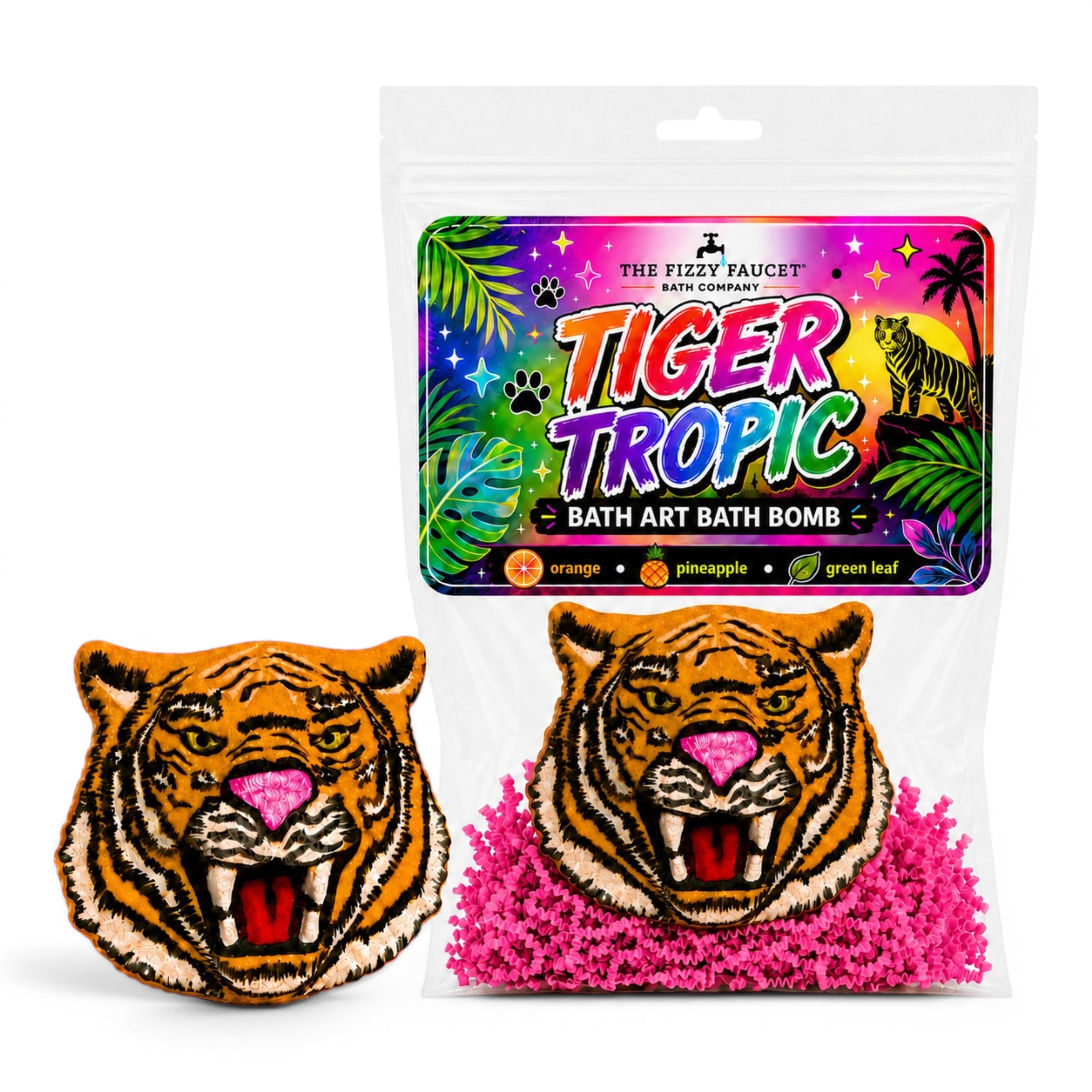 Tiger Tropic | Bath Art Bath Bomb